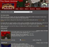 Tablet Screenshot of doomarchive.com